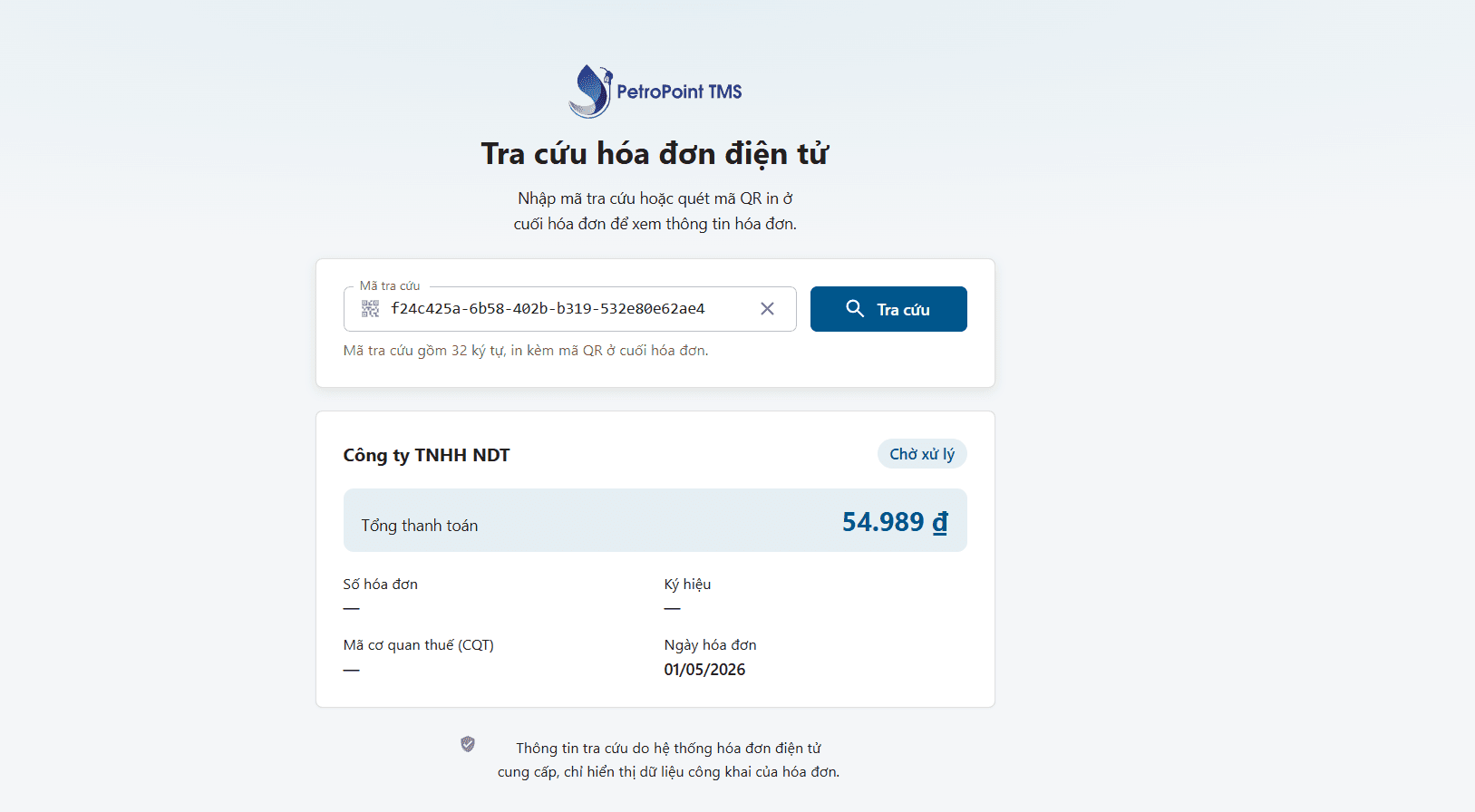 Public Tra cứu